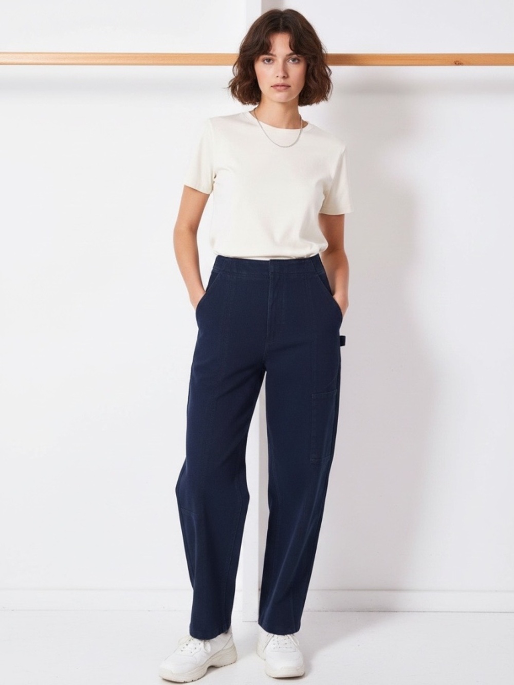 NWOT Anthropologie Pilcro Dark Denim Utility/Cargo pants Size 27
